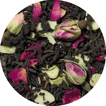 Marzipan Rose - Chá preto 100 gramas - Café du Jour chá a granel