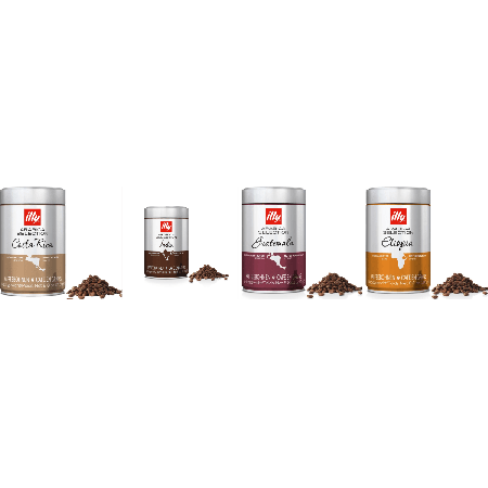 illy Pack Degustação Arabica - café em grão - 4 x 250 gramas