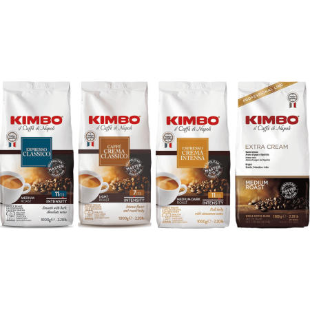 Kimbo Pack Degustação Italiano Clássico - 4 x 1 kg