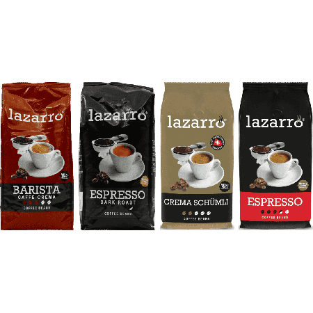 Lazarro Pack Degustação - café em grão - 4 x 1 kg