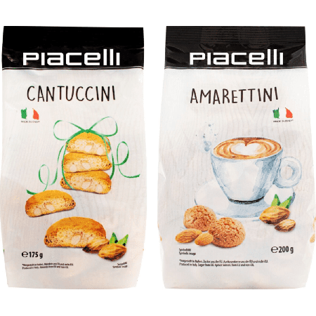 Duo de Bolachas Italianas - Cantuccini & Amarettini