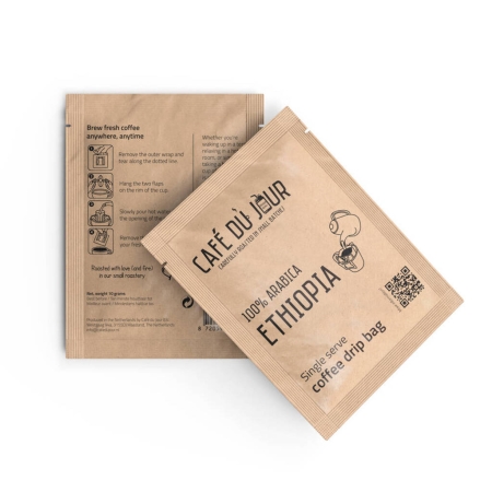 100% arábica Etiópia - Café de dose única em saco gota a gota - 1 peça