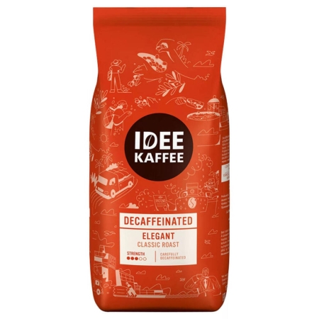 IDEE Kaffee Elegant Decaffeinated - café em grão - 1 quilo