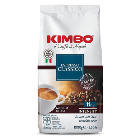Kimbo Espresso Classico - grãos de café - 1 kg