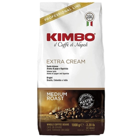 Kimbo Espresso Bar Extra Cream - grãos de café - 1 quilo