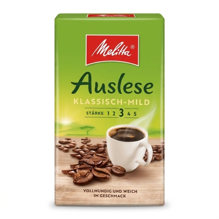 Melitta Auslese Klassisch Mild - café moído - 500 gramas