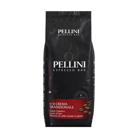 Pellini Espresso Bar No 4 Crema Tradizionale - grãos de café - 1 quilo