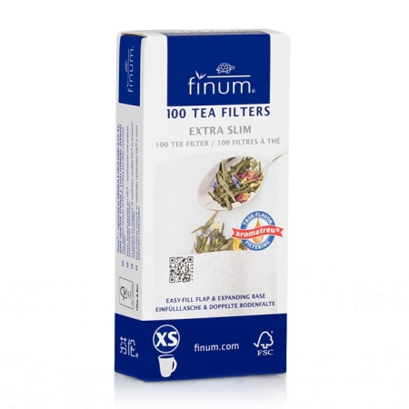 Filtros de chá XS Finum - 1 a 2 chávenas - 100 unidades
