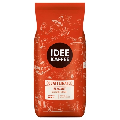 IDEE Kaffee Elegant Decaffeinated - café em grão - 1 quilo