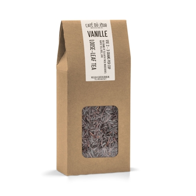 Baunilha - chá preto 100 gramas - Café du Jour chá a granel