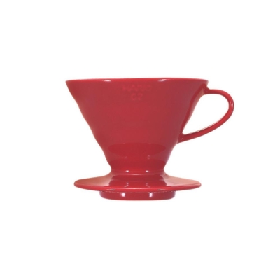 Gotejador Hario V60 - vermelho porcelana tamanho 02