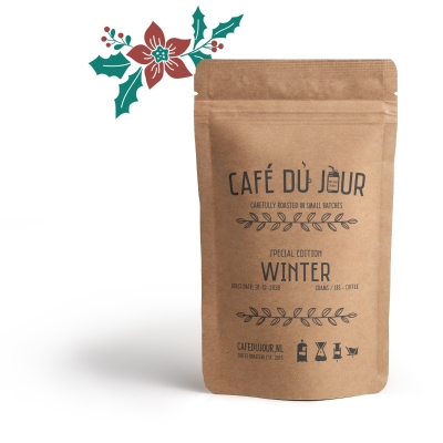 Café du Jour Winter Coffee - grãos de café frescos