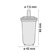 DVA - Filtro de água para máquinas de café expresso Universal - 1 peça