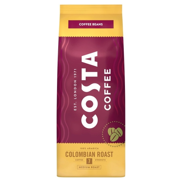 Costa Coffee Colombian Roast - café em grão - 500 gramas