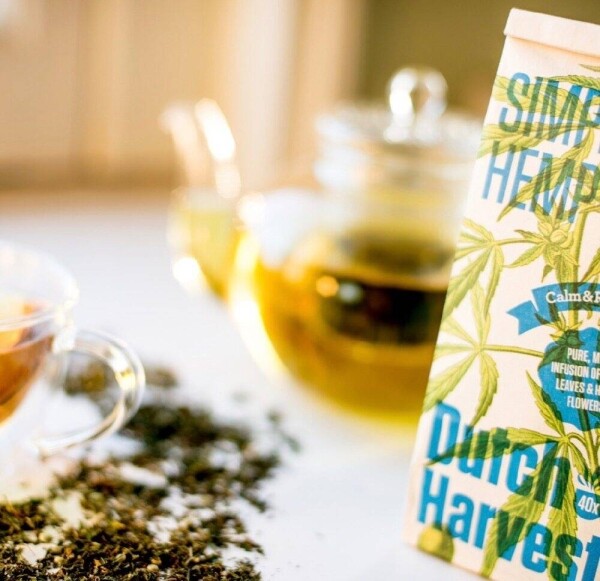 Simply Hemp - Chá de cânhamo puro 40 gramas - Chá a granel Dutch Harvest