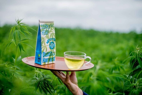 Simply Hemp - Chá de cânhamo puro 40 gramas - Chá a granel Dutch Harvest