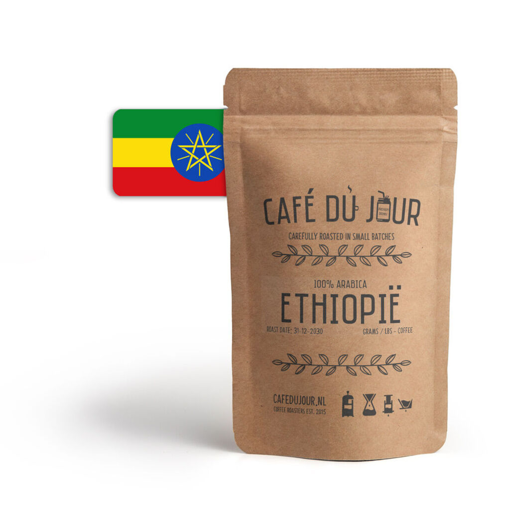 Grãos de café Café du Jour 100% Arabica Etiópia