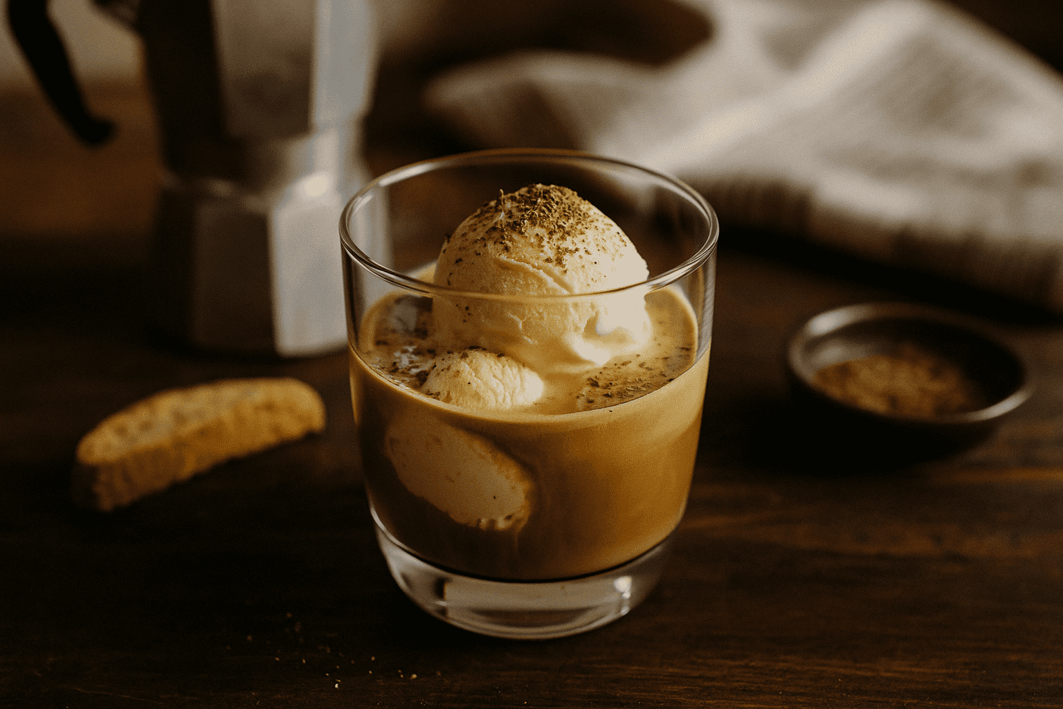 Fazer affogato