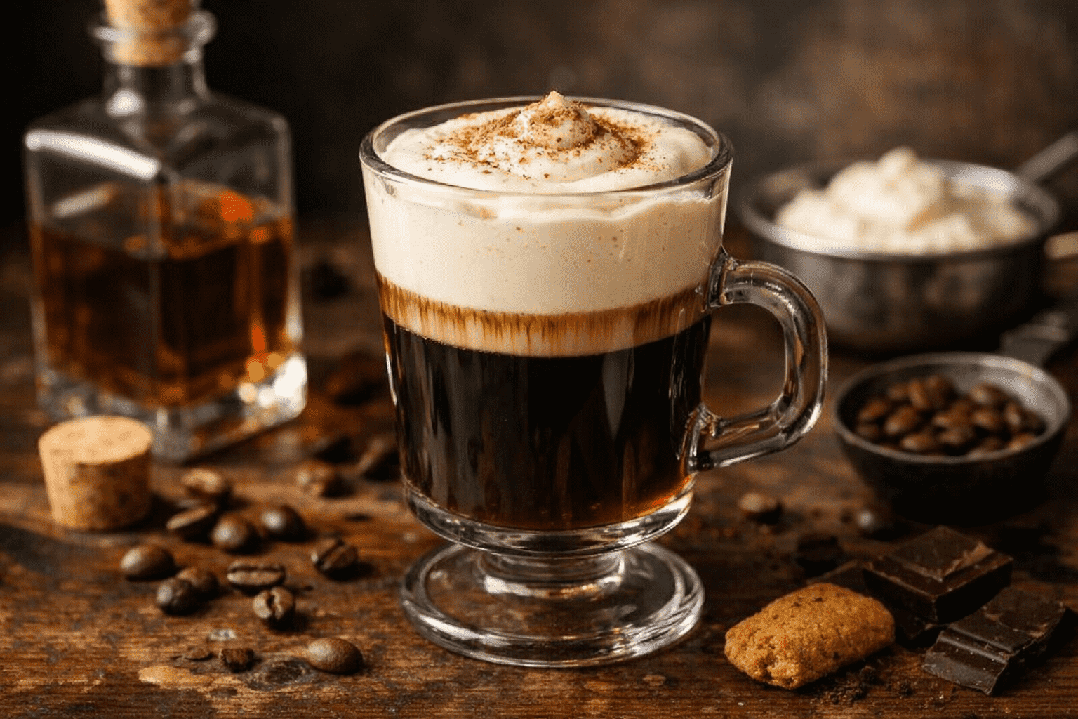 Receita de café Kiss of Fire: cocktail de café quente com carácter