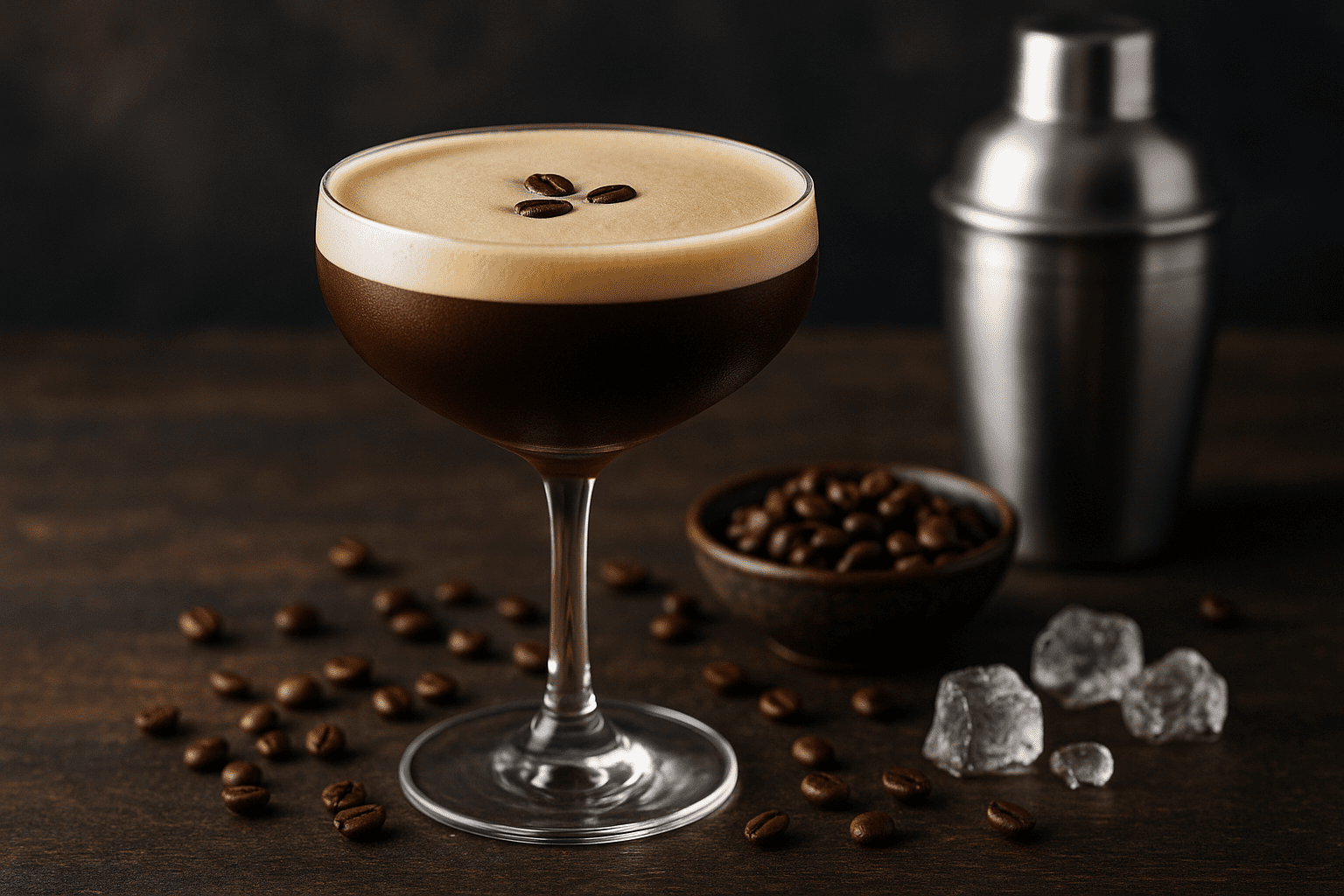 Um belo espresso martini
