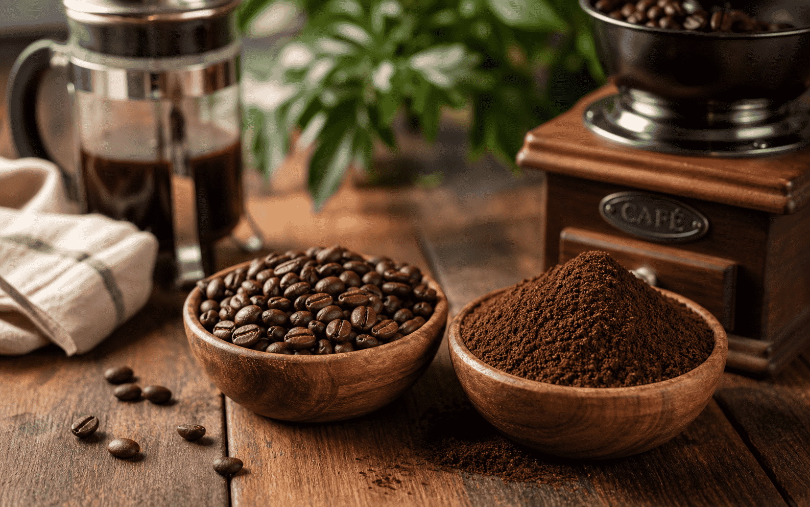 Qual é a diferença entre café moído na hora e café pré-moído?