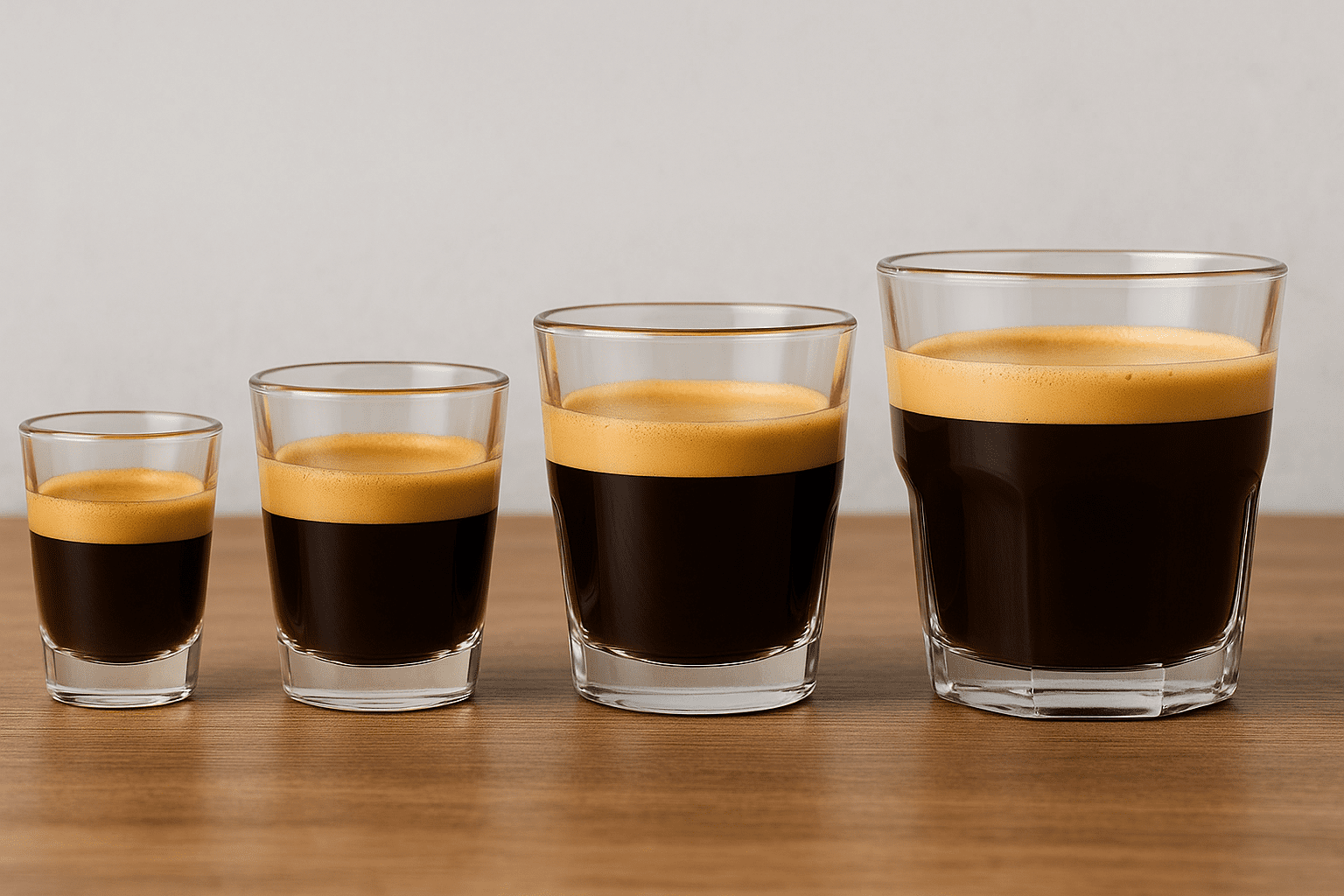 Quantos ml tem um espresso