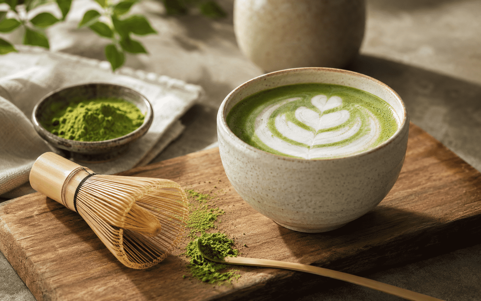 Um matcha latte é saudável?