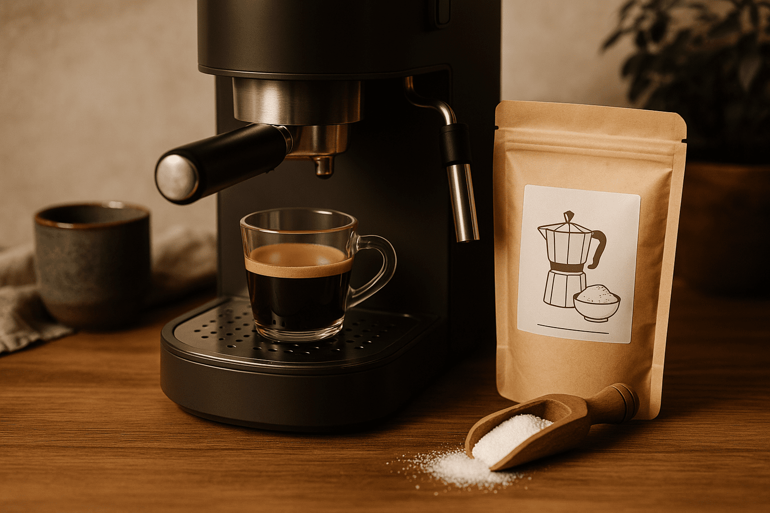 descalcificar a máquina de espresso